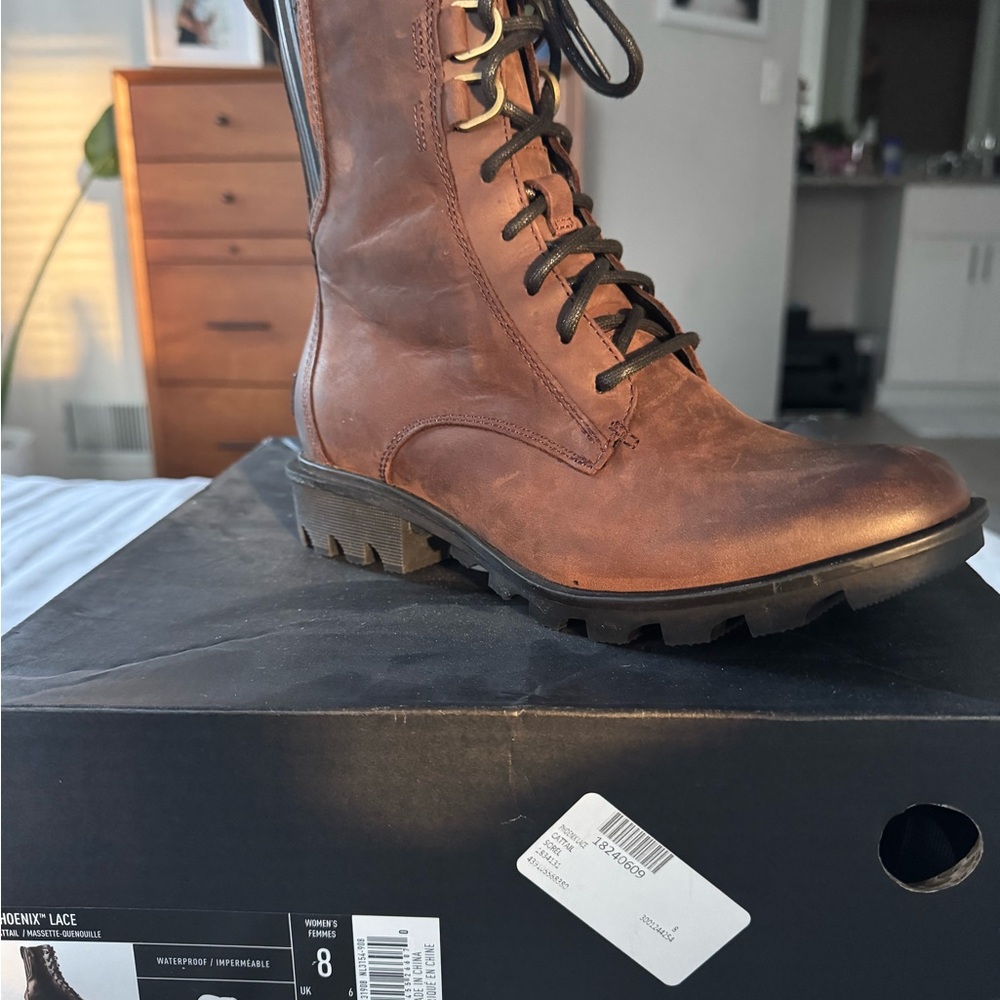 Sorel Women’s Brown Lace-Up Boots